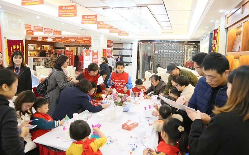 感恩回饋|金鑰匙家裝“親子石膏娃娃彩繪”圓滿結束